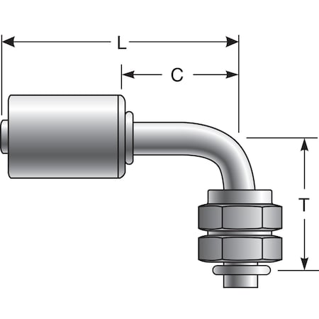 Gates PolarSeal A/C Hose Fitting G45958-0606S
